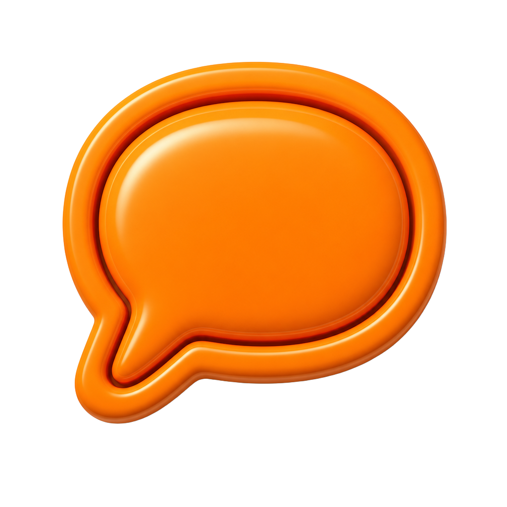 Illustration d'une bulle de discussion